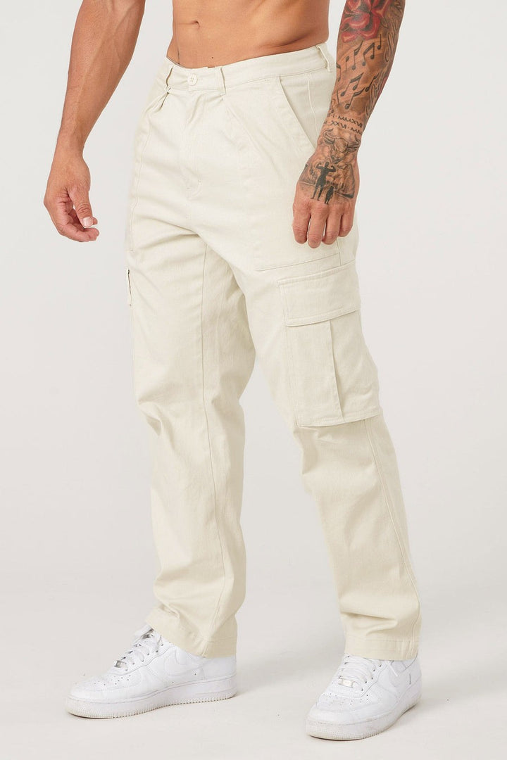 Men's cargo pants with multifunctional pockets and ergonomic cut Lisslune