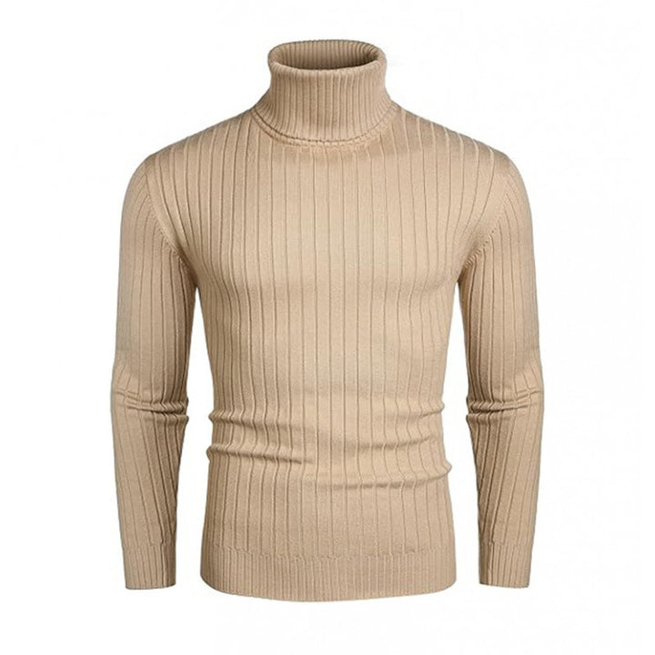 Men's elegant turtleneck sweater made of fine ribbed knit Lisslune