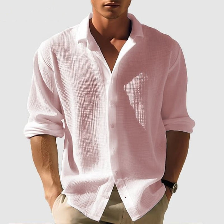 Men's airy cotton shirt Lisslune