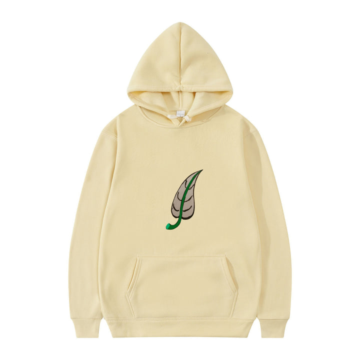 Women's hoodie with original leaf print Lisslune