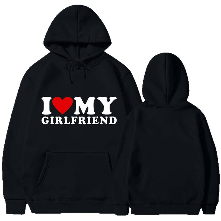 Women's casual hoodie with heart graphic Lisslune