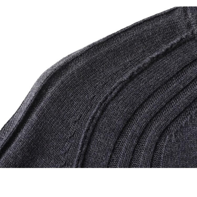 Men's zip-up cardigan with high collar Lisslune
