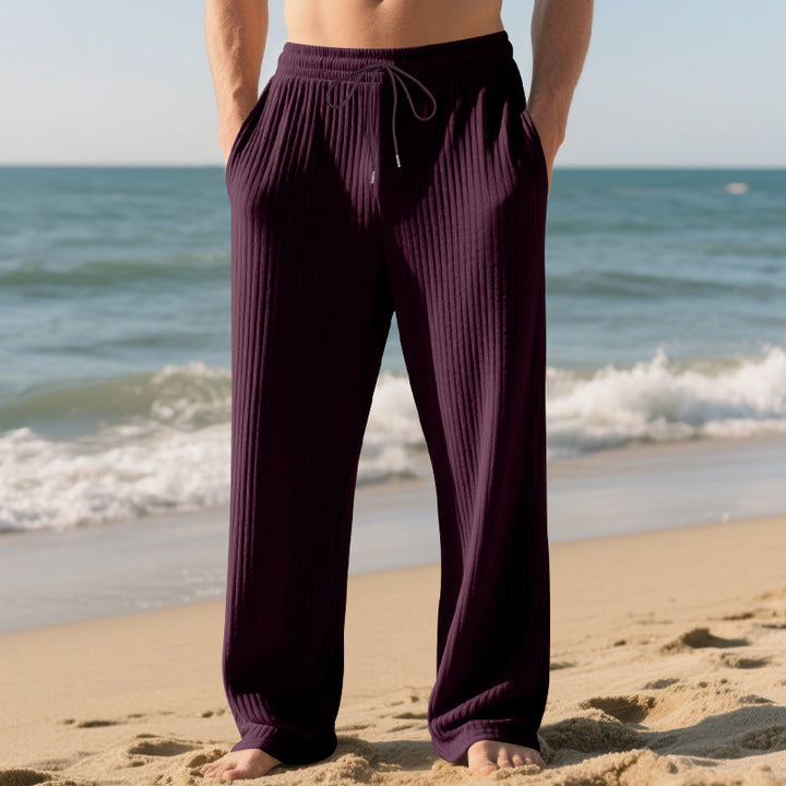 Men's comfortable beach shorts made of breathable fabric with elastic waistband Lisslune