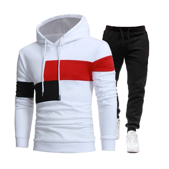 Men's Sporty Hoodie and Jogging Pants Set Lisslune