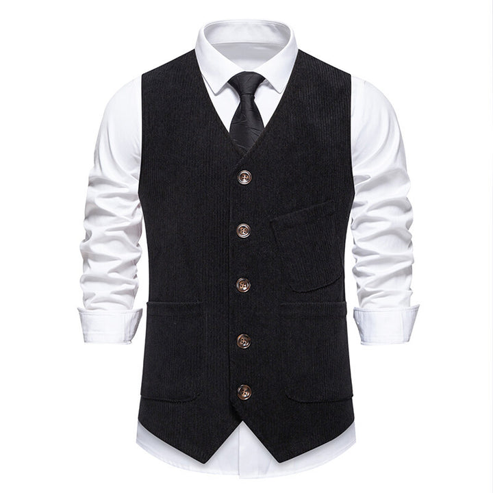 Men's elegant waistcoat in classic design Lisslune