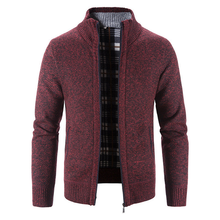 Men's cardigan with innovative heat-insulating inner lining Lisslune