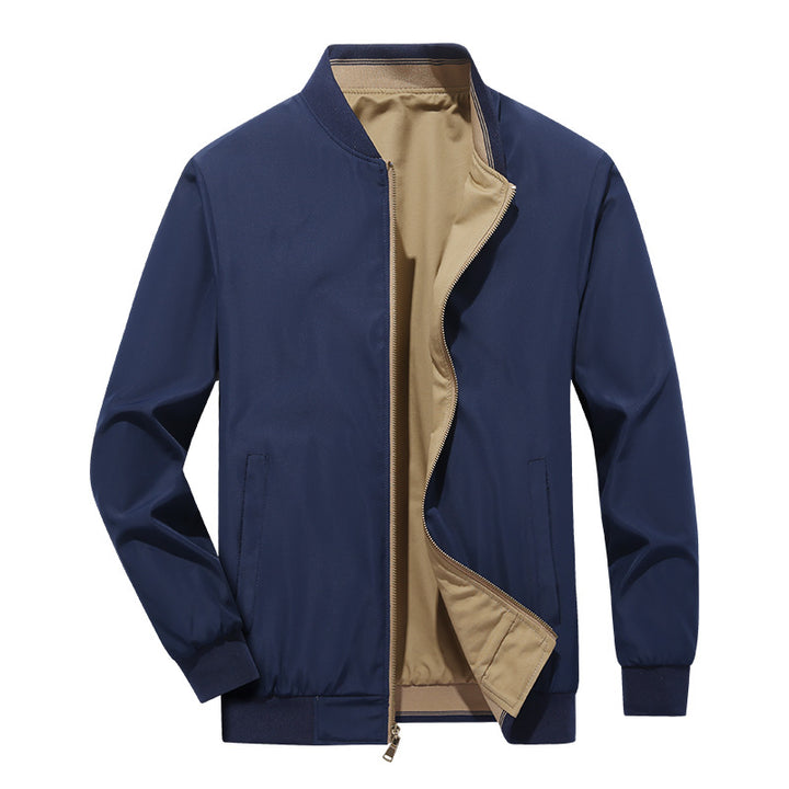 Men's Casual Zip-Up Jacket with Practical Pockets Lisslune