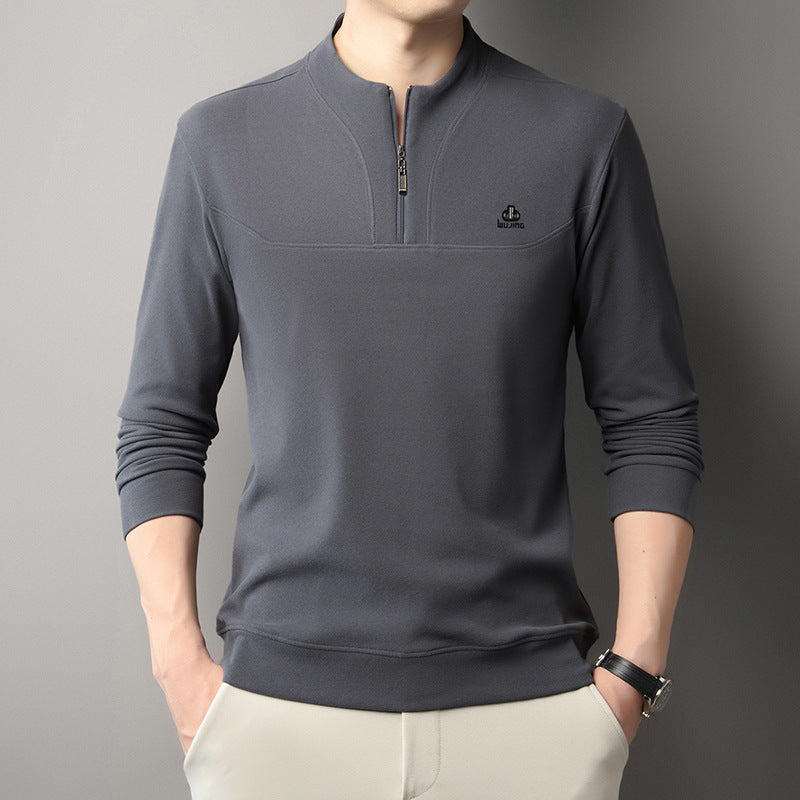 Men's functional pullover with half zipper and modern design Lisslune