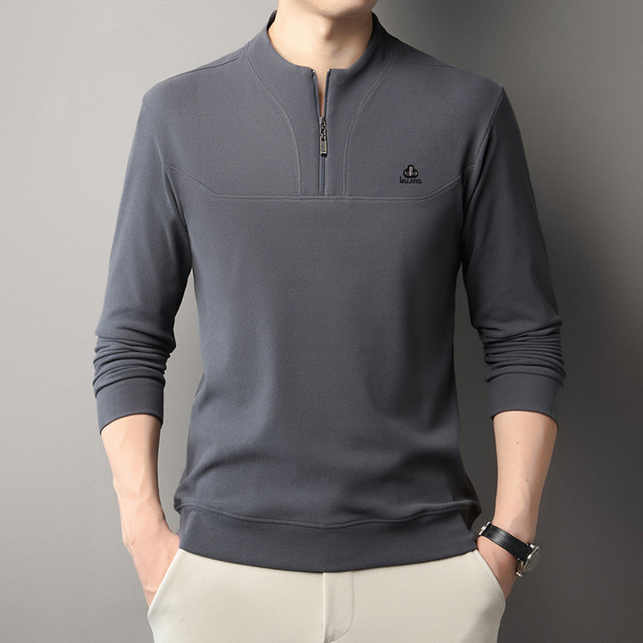 Men's functional pullover with half zipper and modern design Lisslune