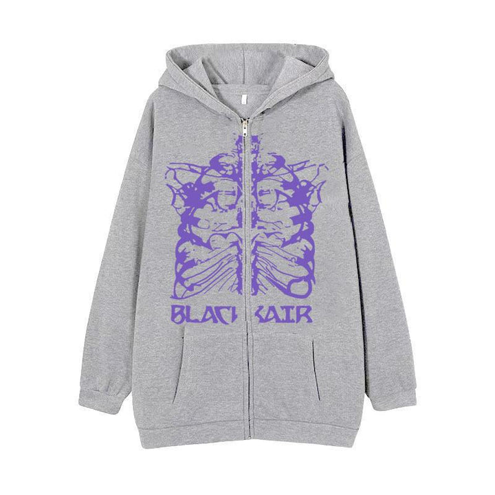 Women’s hoodie with innovative skeleton design Lisslune