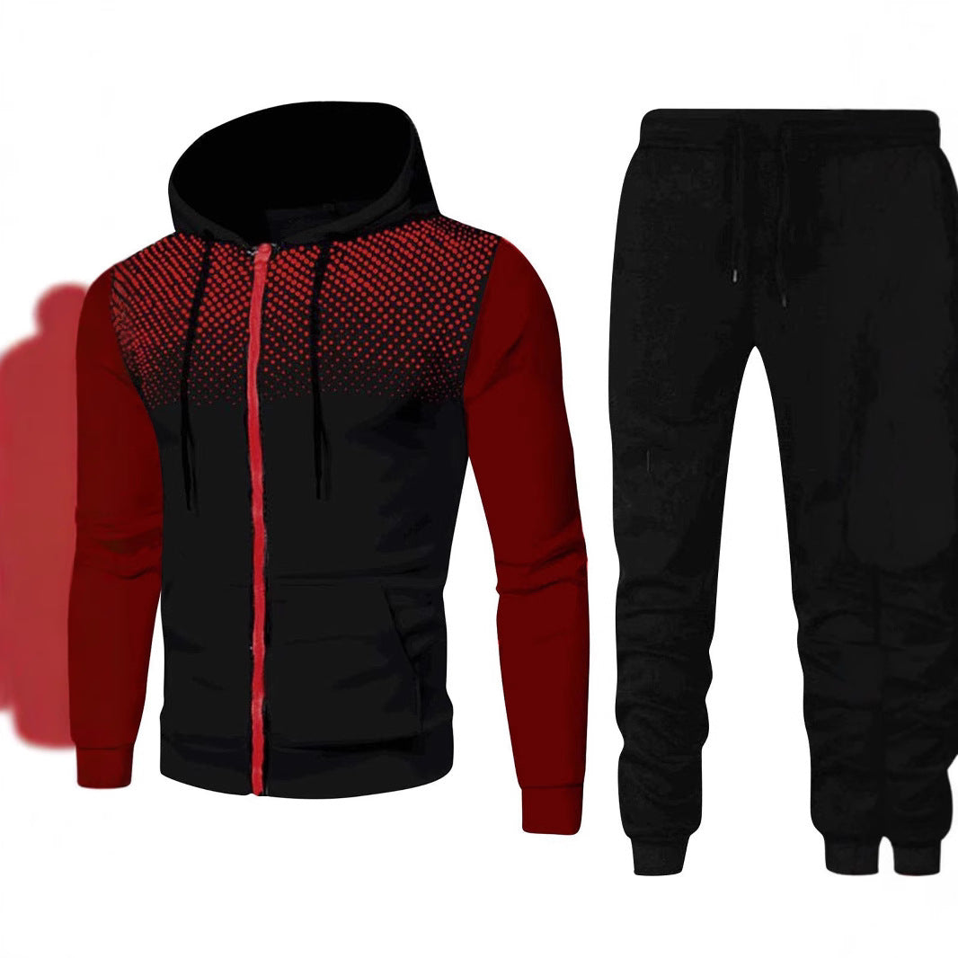 Men's Sporty Hoodie and Jogging Pants Set Lisslune