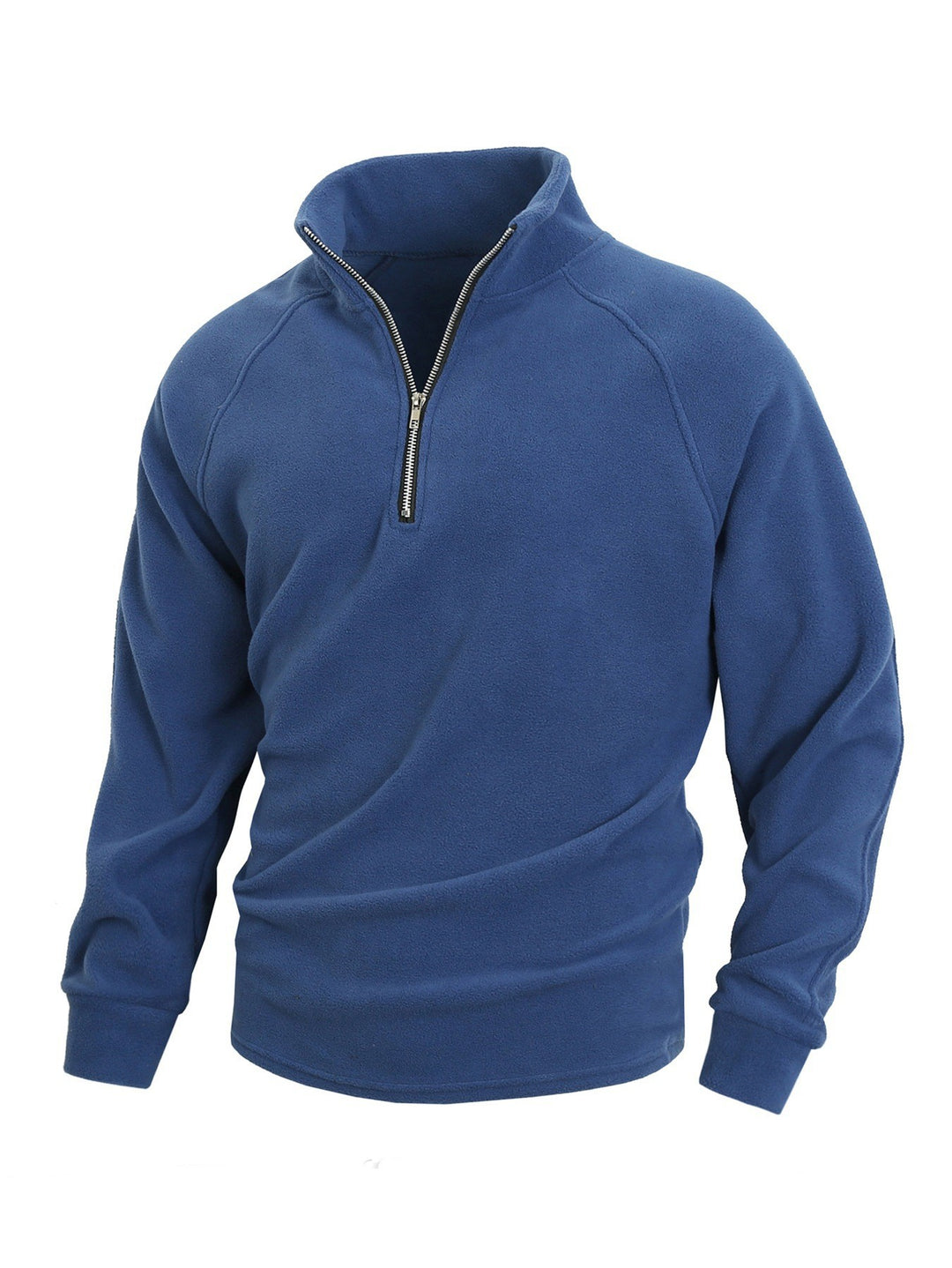Men's fleece pullover with half zipper Lisslune