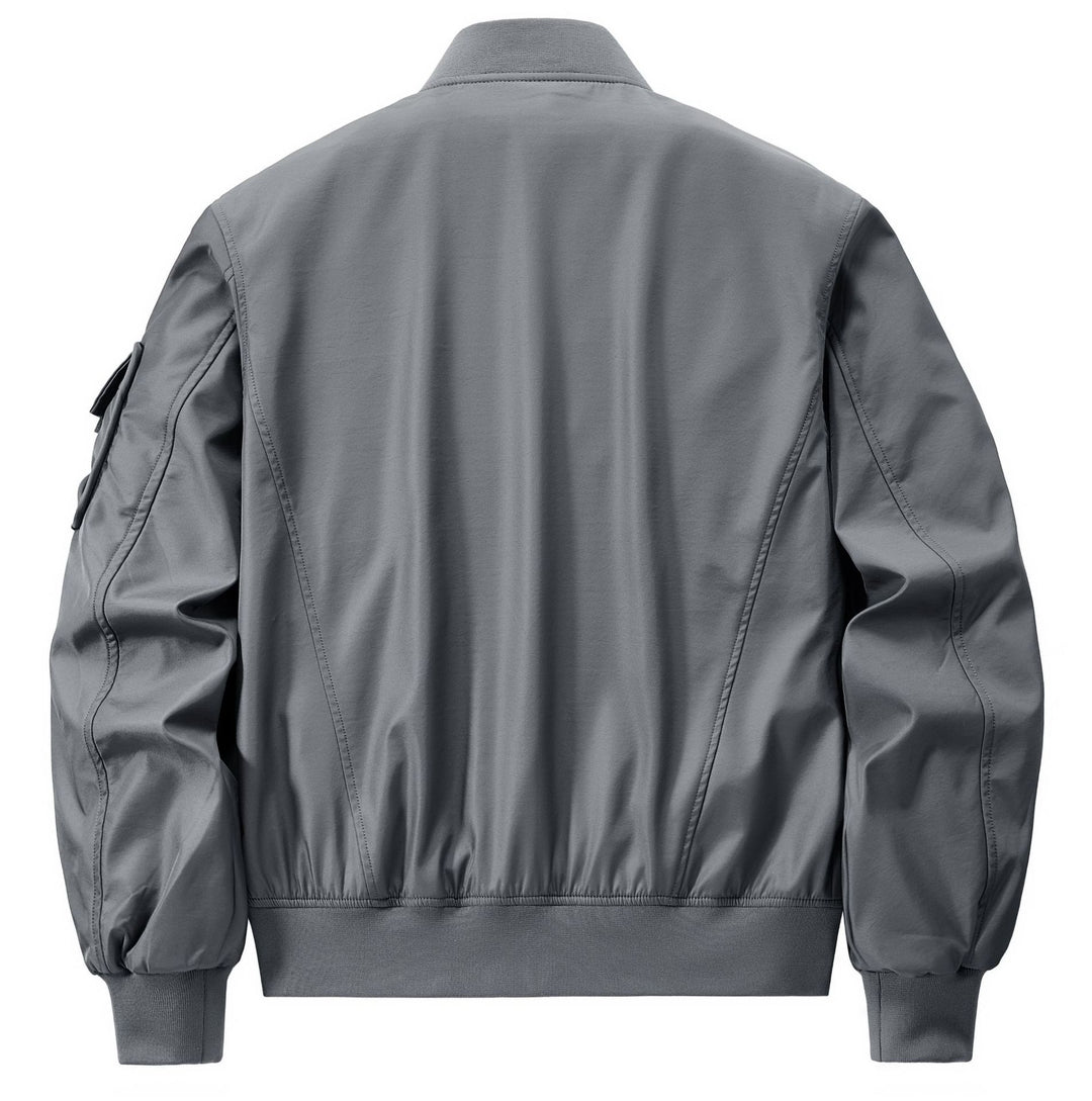 Men's Bomber Jacket with Multifunctional Pockets Lisslune