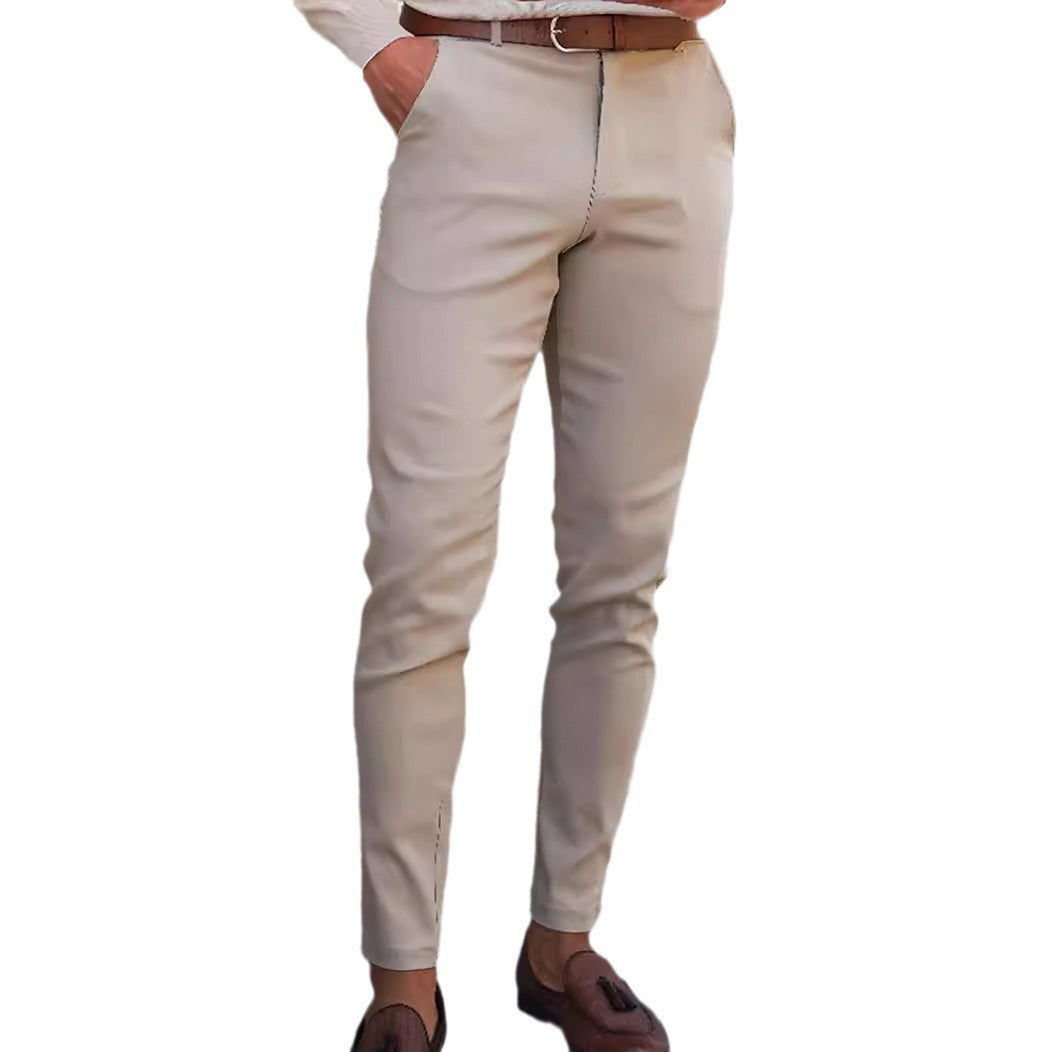 Men's Slim-Fit Pants with innovative stretch material Lisslune