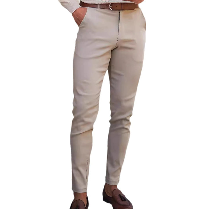 Men's Slim-Fit Pants with innovative stretch material Lisslune