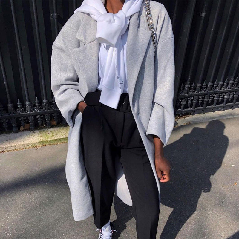 Women's Oversized Coat in Elegant Design Lisslune