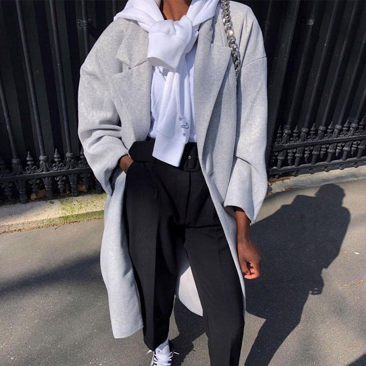 Women's Oversized Coat in Elegant Design Lisslune