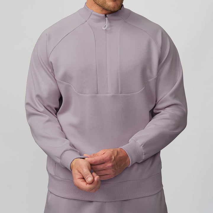 Men's Sporty Stand-Up Collar Sweater Lisslune