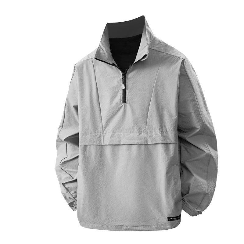 Men's Waterproof Leisure Jacket with High Collar Lisslune
