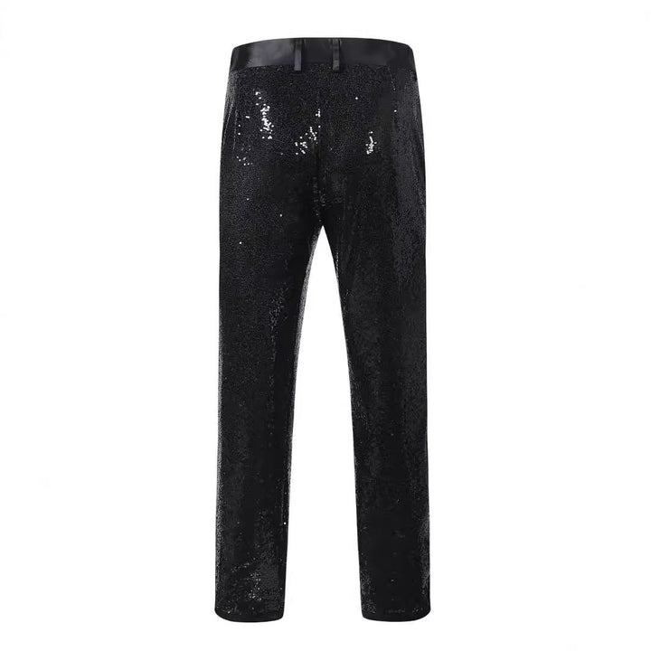 Men's Elegant Sequin Pants with Shimmering Effect Lisslune