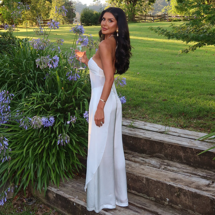 Women's jumpsuit with elegant side slit and timeless design Lisslune