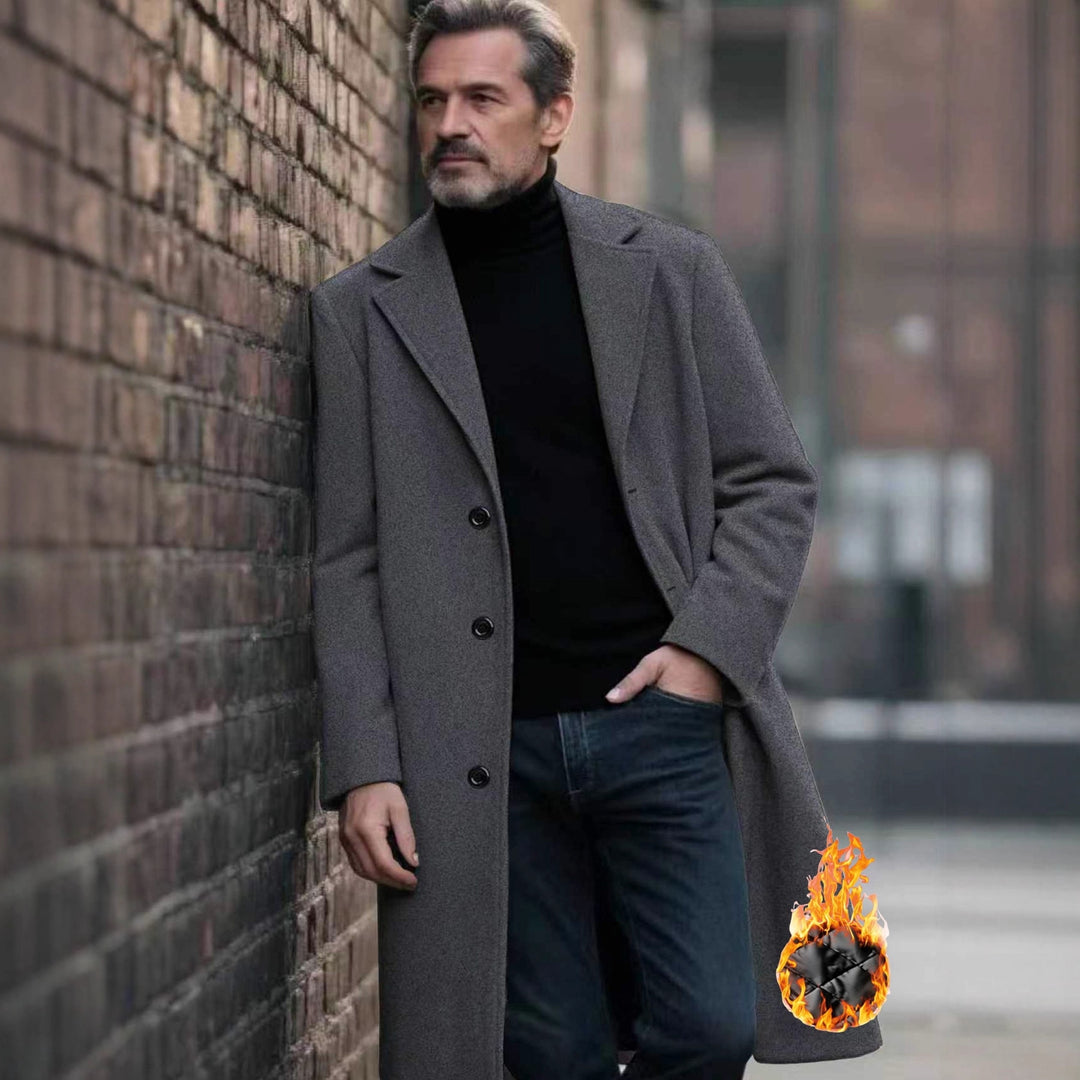 Men's elegant wool coat Lisslune