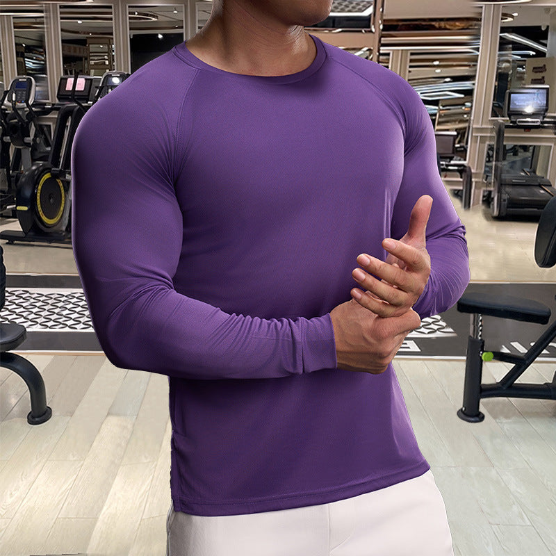 Men's Long Sleeve Functional Shirt with Breathable Properties Lisslune