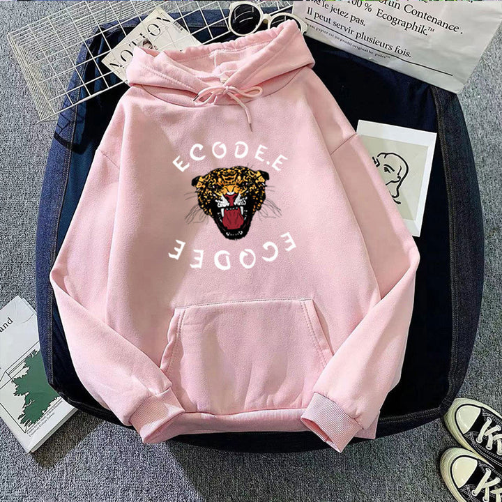Women's hoodie with tiger-like graphic design Lisslune