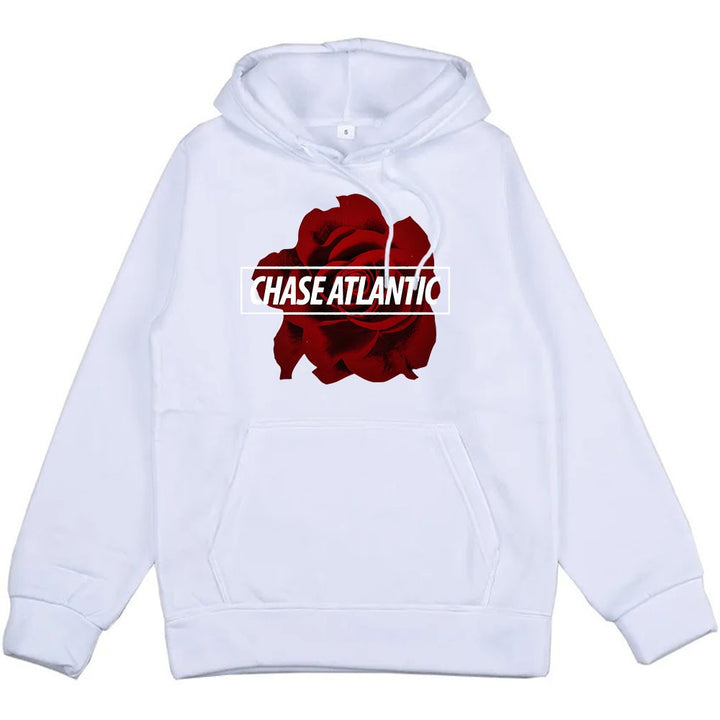 Women's hoodie with romantic rose design Lisslune