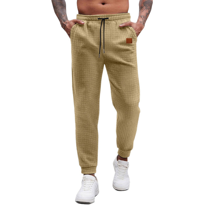 Men's sporty joggers with elastic waistband and practical side pockets Lisslune