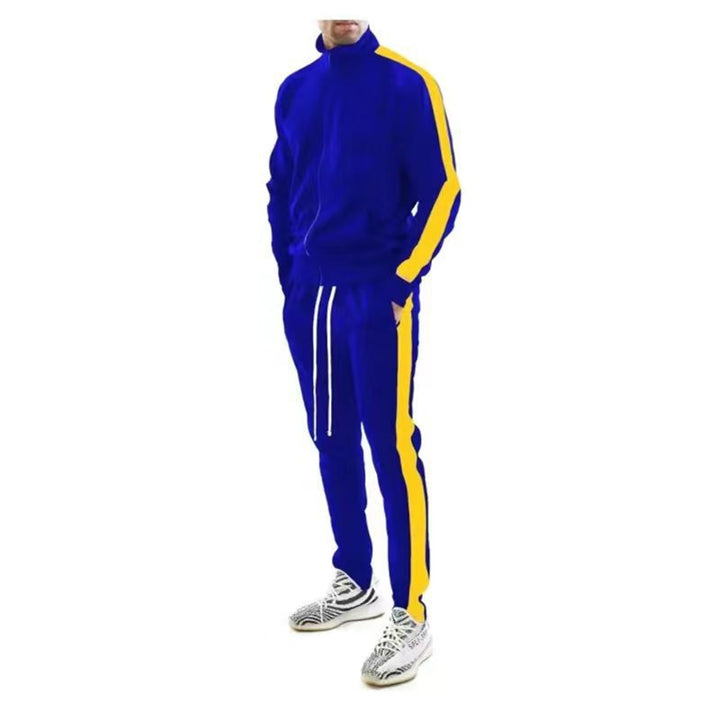 Men's sporty tracksuit with breathable properties and modern accents Lisslune