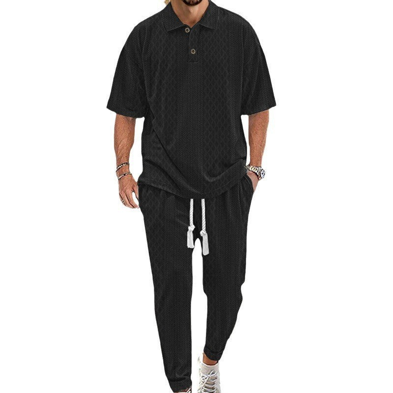 Men's leisure suit with modern design and breathable properties Lisslune