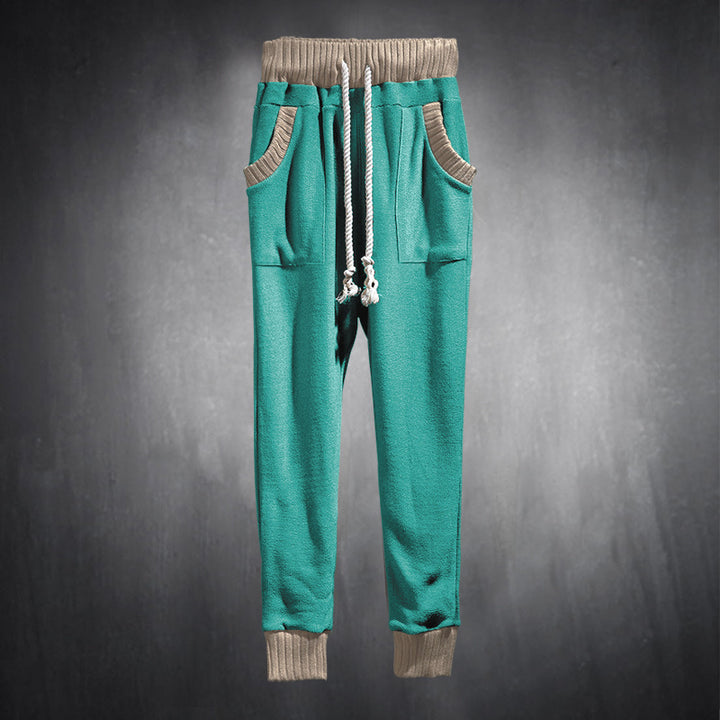 Men's comfortable casual jogging pants with side pockets and elastic waistband Lisslune