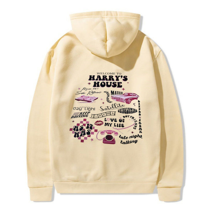 Women's Hooded Sweatshirt with Unique Graphic Design Lisslune