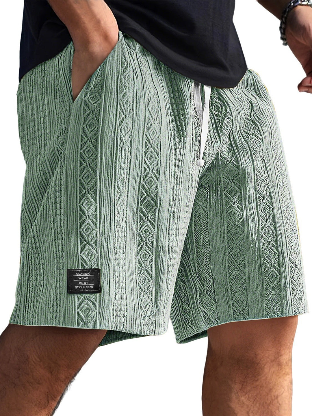 Men's Stylish Leisure Pants in Casual Knit Design Lisslune