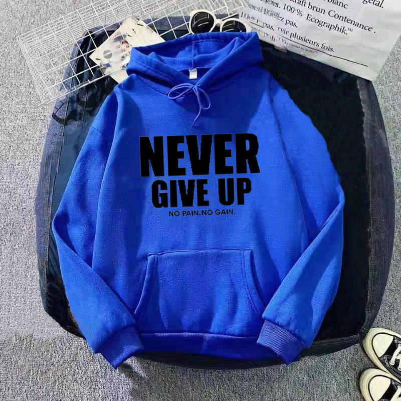 Women's hoodie with motivating lettering Lisslune 1772613019