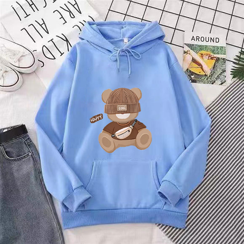 Women's hoodie with unique bear motif Lisslune