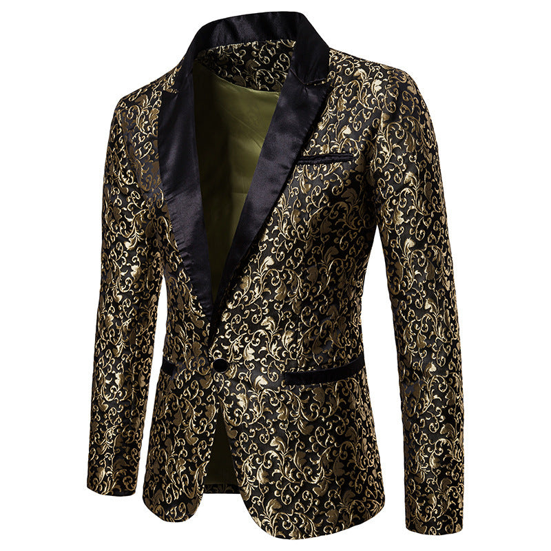 Men's Sequin Blazer with Elegant Design Lisslune