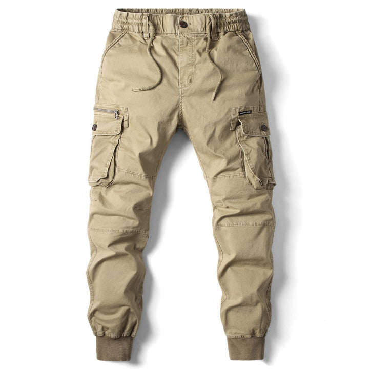 Men's Cargo Jogging Pants with Adjustable Waist and Practical Pockets Lisslune