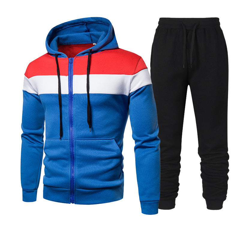 Men's tracksuit with modern color accents and practical pockets Lisslune