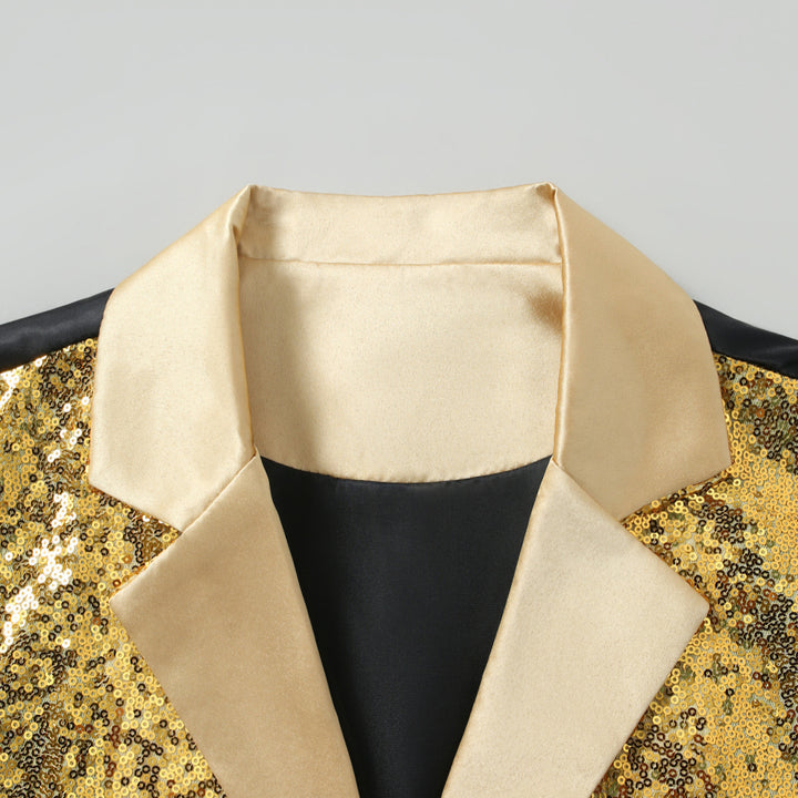 Men's Sequin Vest Lisslune