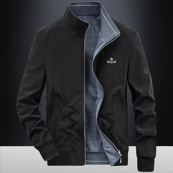 Men's Fashionable Bomber Jacket with Soft Inner Lining Lisslune