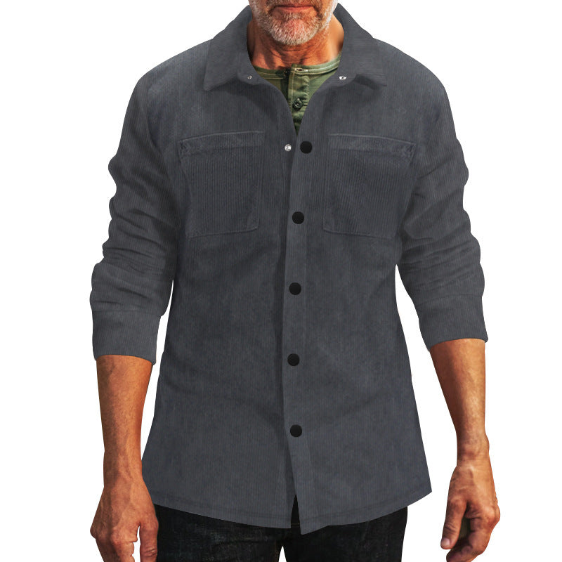 Men's lightweight cotton jacket with double breast pockets Lisslune