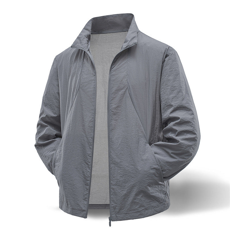 Men's lightweight windbreaker with reflective inserts Lisslune