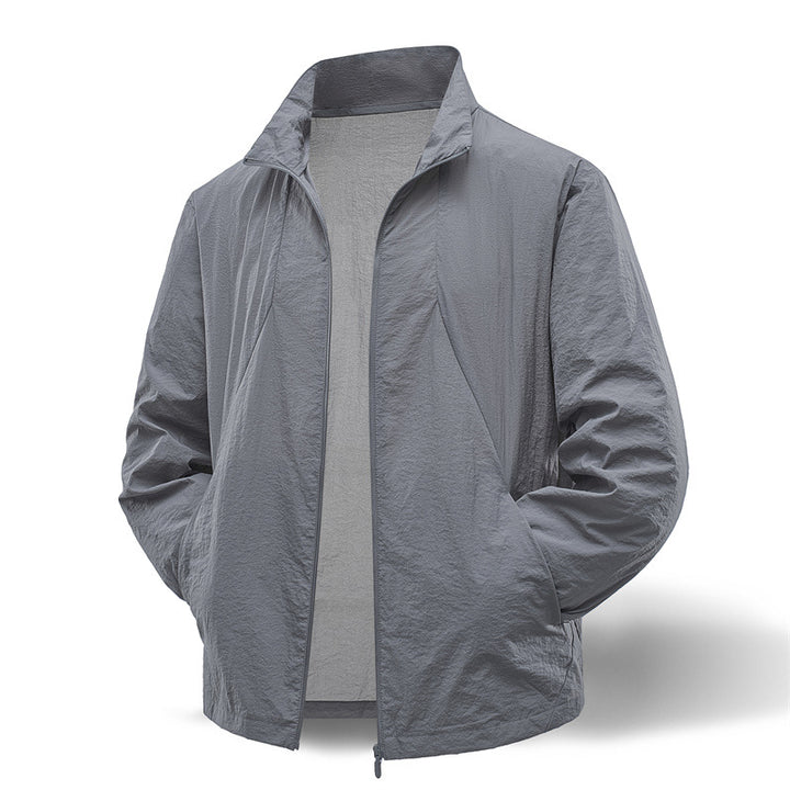 Men's lightweight windbreaker with reflective inserts Lisslune