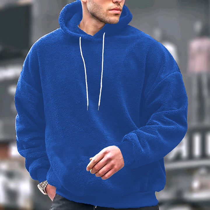 Men's fleece hoodie with soft inner lining Lisslune