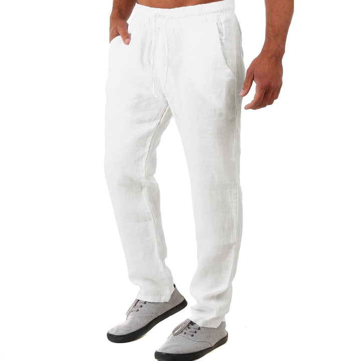Men's Airy Linen Pants Lisslune
