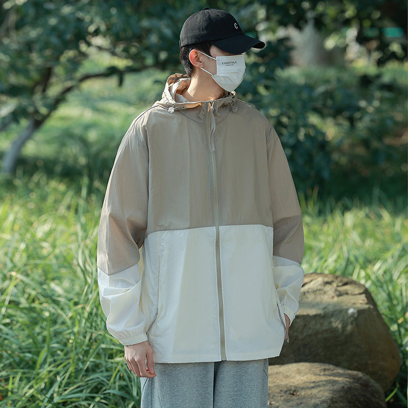 Men's Windproof Outdoor Jacket with Practical Zipper Lisslune