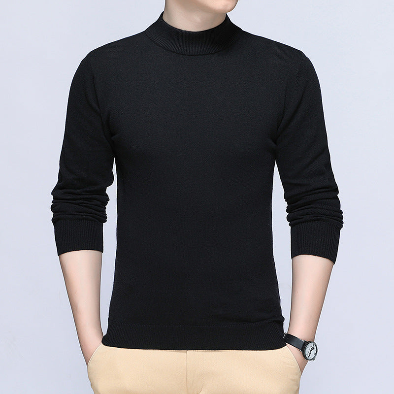 Men's stylish turtleneck sweater made of soft cotton blend Lisslune