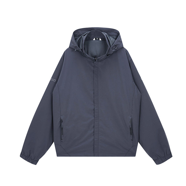 Men's Waterproof Outdoor Jacket with Adjustable Hood Lisslune